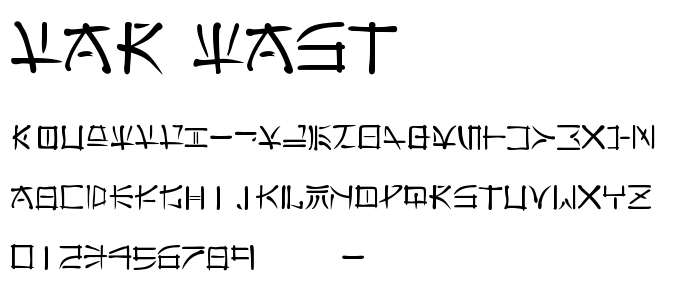 Far East font